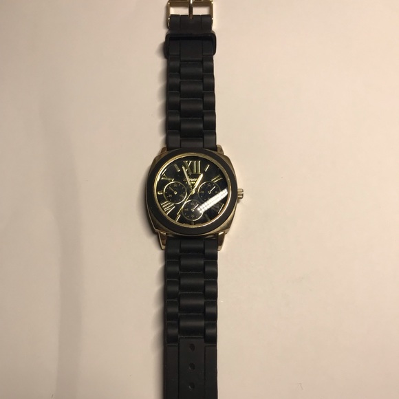 Geneva Accessories Geneva Black And Gold Womens Watch Poshmark